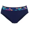 LASCANA Bikini-Hose mit bedruckter Blende am Bund bunt 34
