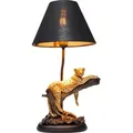 KARE DESIGN Tischleuchte Relax Leopard 54564 Kunststoff Gold