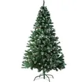 Tectake Weihnachtsbaum  180 cm  Künstlich Mit Zapfen Detailliert und Naturgetreu Ohne Lichterkette 100 x 100 x 180 cm Grün
