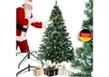 tectake Künstlicher Weihnachtsbaum Christbaum künstlich Tannenbaum 180 cm Kiefernzapfen Grün, Undekorierter/Unbeleuchteter Baum, 180 cm, künstlich mit Zapfen