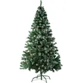 Weihnachtsbaum künstlich mit Zapfen und Metallständer 180cm grün B-Ware