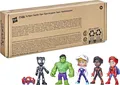 Hasbro Spidey Hero Reveal Multipack F1486 10cm Actionfiguren mit Klappmaske