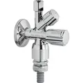 SCHELL Kombi-Eckventil COMFORT Comfort-Griff+Fettk.oberteil+RV+RB+ ASAG, Anschl.G1/2'' AG/DN 15, chrom