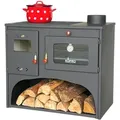 Eek A Kaminofen Mit Backfach Und Herdplatte Alegra 93933 6 Kw Kamin Mehrfachbelegung Holzofen Ofen Holz Holzherd Küchenhexe Kochplatte Küchenofen