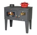 Kaminofen mit Backfach und Herdplatte Alegra 6 kW Kamin Mehrfachbelegung Holz