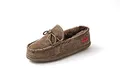 Reissner Lammfelle | Engel Hausschuhe ELBA | Mokassins | Veloursleder | Innenfutter echtes Merino Lammfell aus Australien | 38 braun