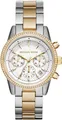 MICHAEL KORS Chronograph RITZ MK6474, Quarzuhr, Armbanduhr, Damenuhr, Stoppfunktion, Edelstahlarmband
