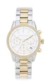 Michael Kors MK6474 Chronograph Uhr Damenuhr Edelstahl Edelstahl 5 bar Analog Chrono Datum Bicolor