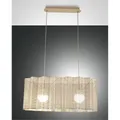 Pendelleuchte GLICINE, 2-flammig, E27, IP20, gold edelmatt