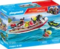 PLAYMOBIL Action Heroes 71464 Feuerwehrboot mit Aqua Scooter