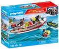 PLAYMOBIL Action Heroes Feuerwehrboot mit Aqua Scooter 71464