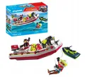 Playmobil City Action 71464 Feuerwehr-Rettungsboot mit Jet-Ski