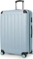 HAUPTSTADTKOFFER - Spree Großer Koffer erweiterbar XL Trolley Aufgabegepäck, Check-In Luggage Hardcase, Reisetrolley 4 Rollen, TSA, 75cm, 119 L,Pool blau