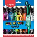 Maped 862624 - ergonomische Drei-Kant-Buntstifte, Farbstifte COLOR'PEPS BLACK MO