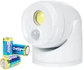 Northpoint LED Wandstrahler LED Batterie Spot Strahler Flutlicht Bewegungsmelder inkl. D-Batterien