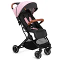 MoMi ESTELLE Reise Buggy Klein Zusammenklappbar - Kinderwagen Klappbar für Kinder bis 15kg ab 6 Monaten - Reisebuggy mit Liegefunktion - Kinderbuggy Leicht 7,5kg - 5-Punkt-Sicherheitsgurt