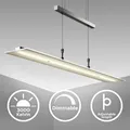 Pendelleuchte - 16W, 1750lm, LED, höhenverstellbar, dimmbar, warmweiß, matt-nickel