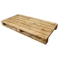 Palette 120 x 60 x 12 cm - geflammt