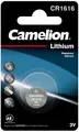 1 x Camelion Lithium Knopfzelle 3V CR 1616