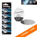 5 x CR1616 Camelion Lithium 3V Knopfzelle Batterie Blister DL1616 ø16x1,6mm