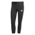 adidas Women's ESSENTIALS 3-STRIPES LEGGINGS 3/4 LENGTH, Black, L