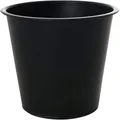 VIVANNO Runder Kunststoffeinsatz Blumenkübeleinsatz Pflanzkübel-Einsatz Schwarz D24 x H24 cm