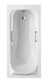 Ottofond Badewanne Korfu 170 x 80 cm, weiß
