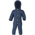 Engel Schneeoverall Baby Overall mit Kapuze Wollfleece blau 86/92