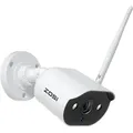 ZOSI 3MP Außen WLAN Überwachungskamera, Zusatzkamera Ersatzkamera für ZOSI 2K 3MP WiFi NVR System (ZR08LL)