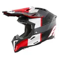 Airoh Aviator 3 Monarch Matzwart Grijs Rood Crosshelm - Maat L - Helm (L) (AI43A1399DMGC-L)