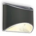 Briloner LED Aussen Wand-Solarleuchte anthrazit, 4xLED 100x80x50mm