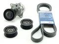 BOSCH Keilrippenriemen + Umlenkrollen + Spannarm - MERCEDES CL203 S203 S204 S211