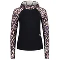 Mons Royale - Women's Bella Merino Long Sleeve Hood - Merinounterwäsche Gr L schwarz
