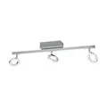 EGLO LED Deckenlampe Cardillo, 3 flammige Deckenleuchte, Deckenstrahler aus Alu, Metall und Kunststoff, Wohnzimmerlampe in Chrom, LED Flurlampe warmweiß