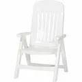 Sieger Klappsessel Weiss Comtesse Gartenmöbel Stuhl Garten Sessel Möbel Sitzen