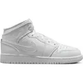 Schuhe Nike Air Jordan 1 Mid Gs 554725136 - Weiß - 38