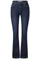 STREET ONE Bequeme Jeans STREET ONE / Da.Jeans / Style QR Bootcut,hw,dark blue