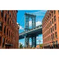 Papermoon Fototapete Brooklyn Dumbo Area, glatt bunt 3,5 m x 2,6 m