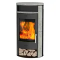 Fireplace ELITE ZAMORA Kaminofen 6 kW Speckstein Naturstein Stahl Schwarz R5692
