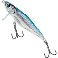 Salmo Thrill Wobbler sinkend, Farben:Blue Fingerling, Länge/Gewicht/Laufverhalten/Tauchtiefe:5cm / 6.5g / sinkend