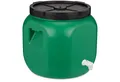 Garronda Regentonne Weithalsfass 40 Liter mit Hahn Plastikbehälter mit Deckel GD-0142, 40 l, BPA-Frei