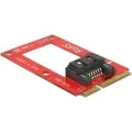 Delock Konverter mSATA full size > 1 x SATA 7 Pin Buchse (95240)