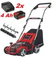 Einhell Expert Akku-Vertikutierer-Lüfter GE-SA 36/35 Li Set 2x 4Ah Rasenlüfter B