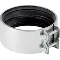 Geberit Übergangs-Spannverbinder d75 Edelstahl 359434, 1 Stk. - Weiß