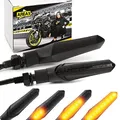 Area1 Motorrad LED Blinker e-geprüft Lauflicht-Effekt 2 Stück/M8 für z.B. 790 Duke 390 Duke 690 SMC/R MT07 MT09 MT125 Z900 Z650 Z500 Z125 CMX CB Hornet SV650 GSXS R12 S1000 F750GS R1250GS Tuono
