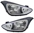 Scheinwerfer Set für Hyundai i10 IA ab 2013 H4 Halogen für LWR