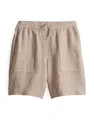 OPUS Damen Shorts | Leinenshorts MELANE Linen in zweifarbiger Struktur Natural Glaze, 34