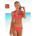 Chiemsee Bügel-Bikini mit silbernem Zierring rot 36