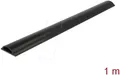 DELOCK 20710 - Kabelkanal selbstklebend 50 x 12 mm - Länge 1 m schwarz