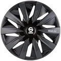 Sparco SPC1391BKGR Radzierblenden Lazio 13-Zoll Schwarz/Grau